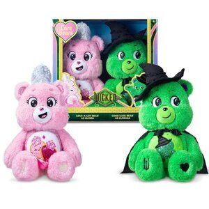 Care Bears x Wicked Glinda & Elphaba Plush Box Set – BNIB